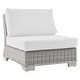 preview thumbnail 13 of 41, Conway Outdoor Patio Wicker Rattan 5-Piece Sectional Sofa Furniture Set