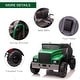 preview thumbnail 7 of 5, 12V Ride-On Tractor for Kids - 2-Seater, High-Traction Wheels, Rear Storage, Battery-Powered Toy for Boys Aged 3-6 Years - Green
