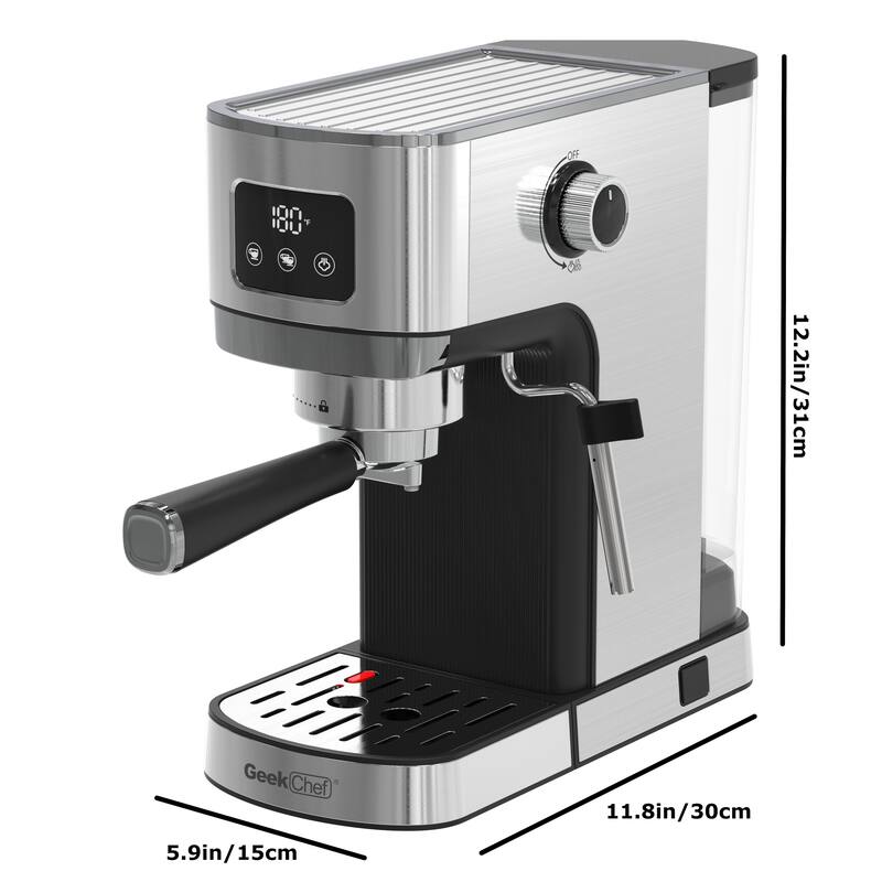 Anmytek Stainless Steel Espresso Machine