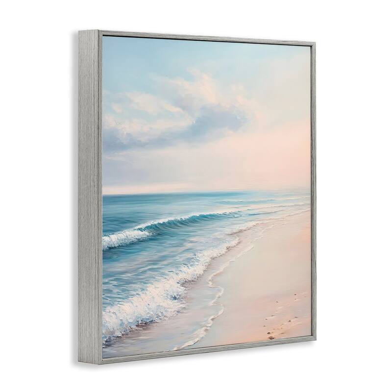 Stupell Serene Sands at Sunset Framed Giclee Art Design By Franklyn Gregory