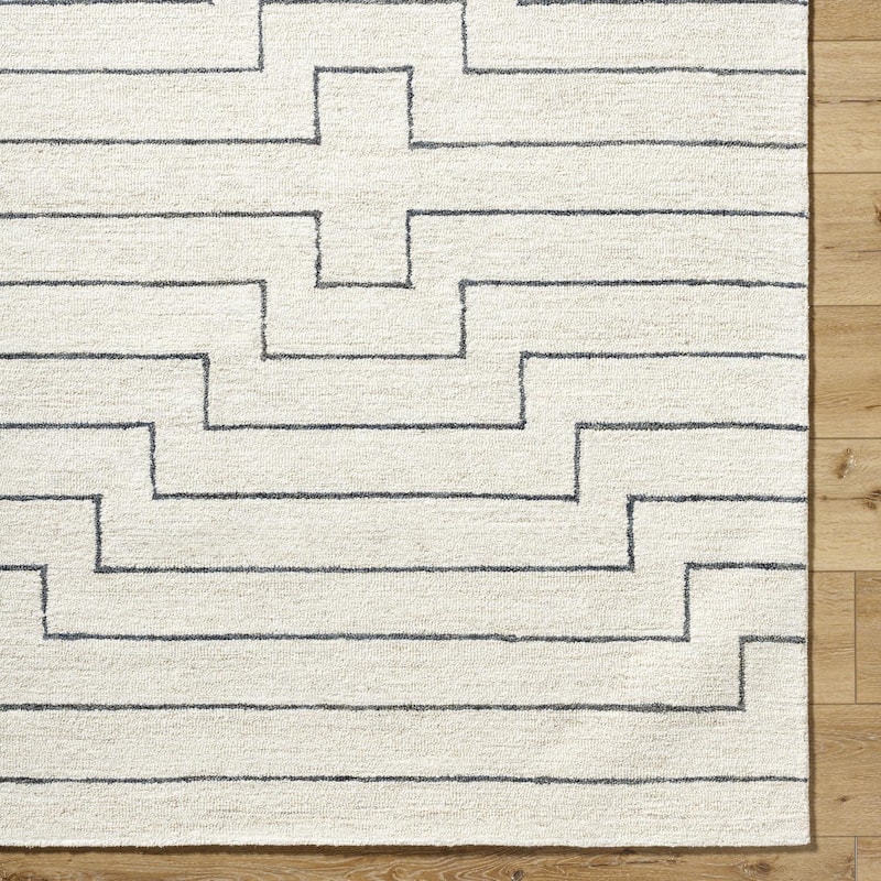 Livabliss Moroccan Bournemouth Stripe Area Rug