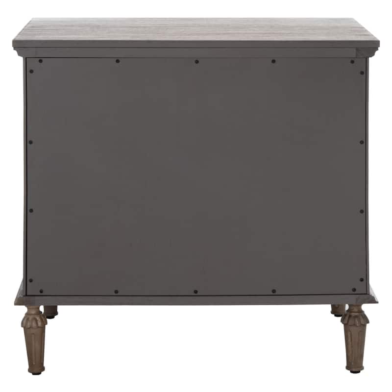 SAFAVIEH Couture Firyal 3-Drawer Wood Nightstand