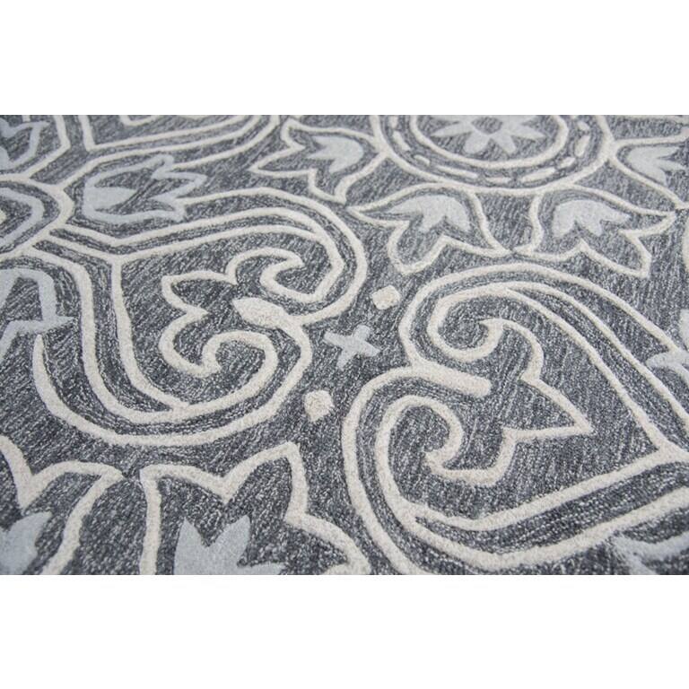 Alora Decor Lavine Hand-tufted Medallion Wool Rug