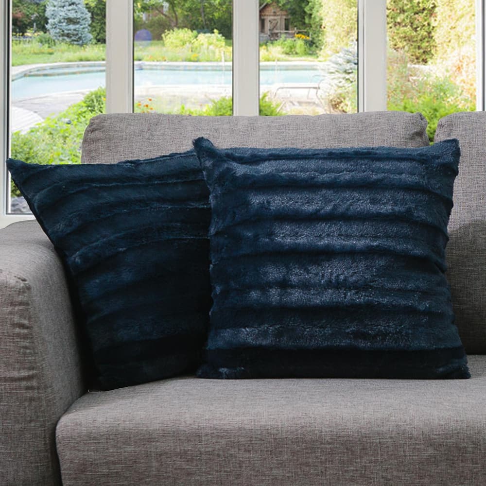 Cheer Collection Decorative Throw Pillows for Couch & Bed (Set of 2)