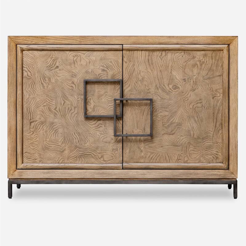 Uttermost Paltrow Burl 2 Door Cabinet