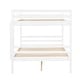 preview thumbnail 41 of 41, Full over Full Wooden Bunk Bed,High Guardrail,Ladder,Kids Teens,Dorm