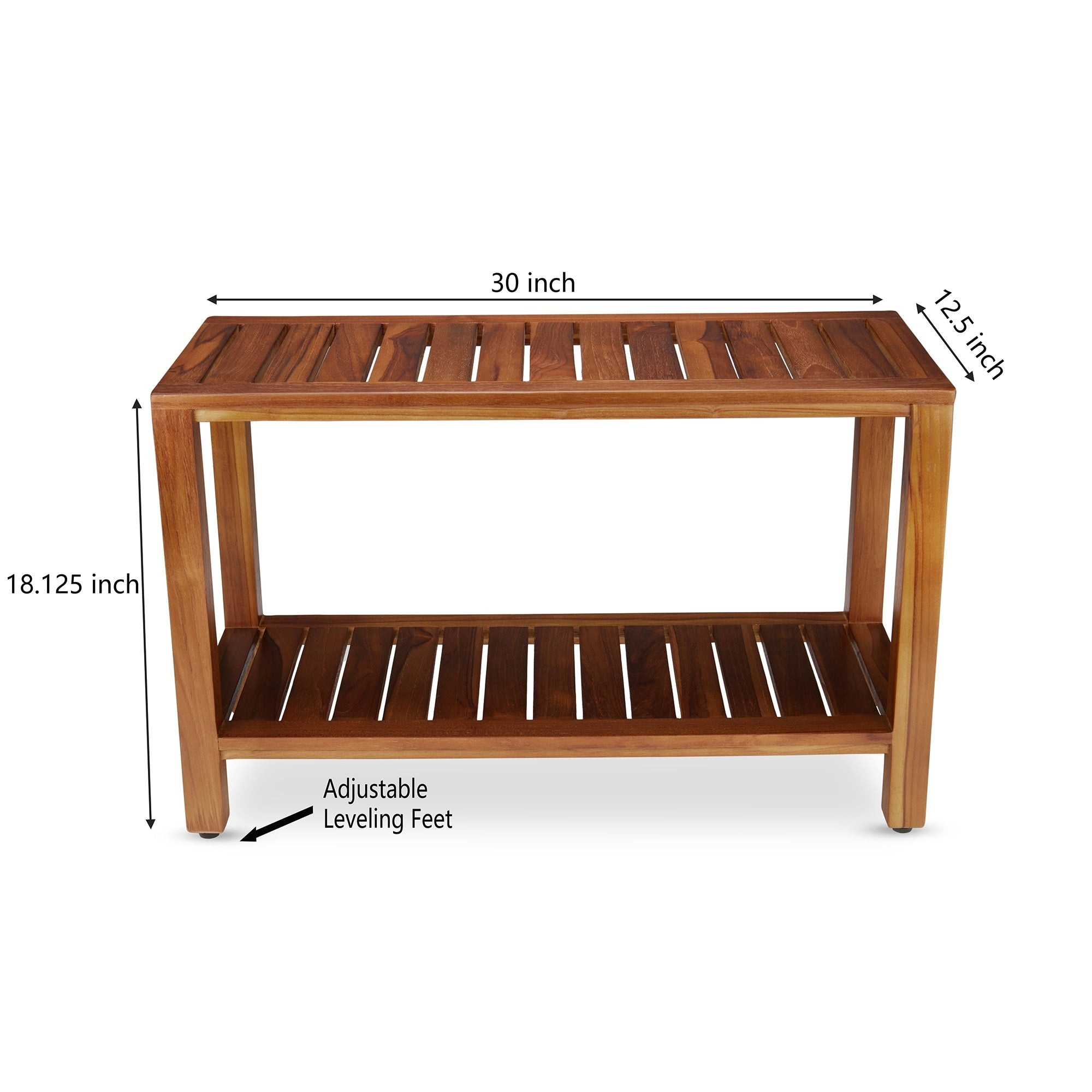 30 teak on sale shower bench