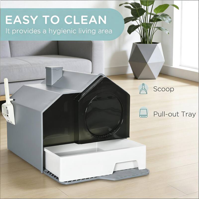 Easy to Clean Cat Litter Box