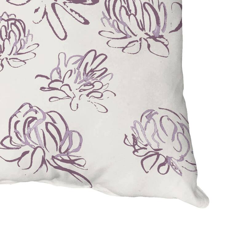 Tumbly Blossom Throw Pillow