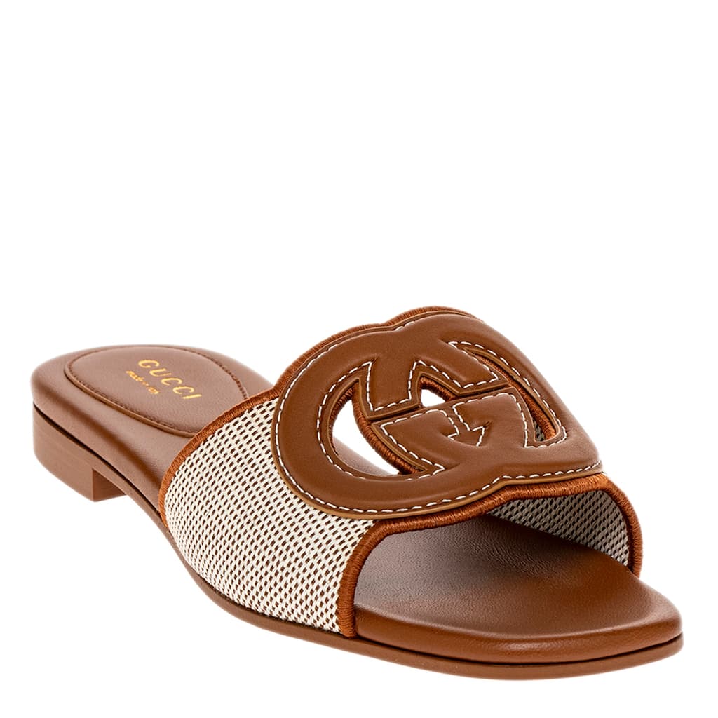 Gucci Interlocking G Slide Sandals