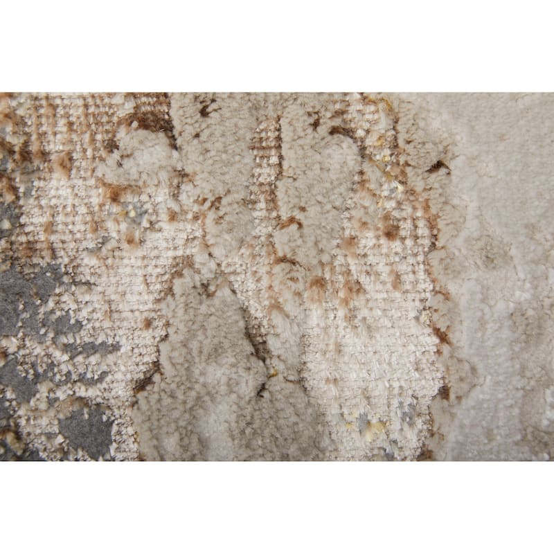 Grand Bazaar Tripoli Machine Made Abstract Modern Area Rug