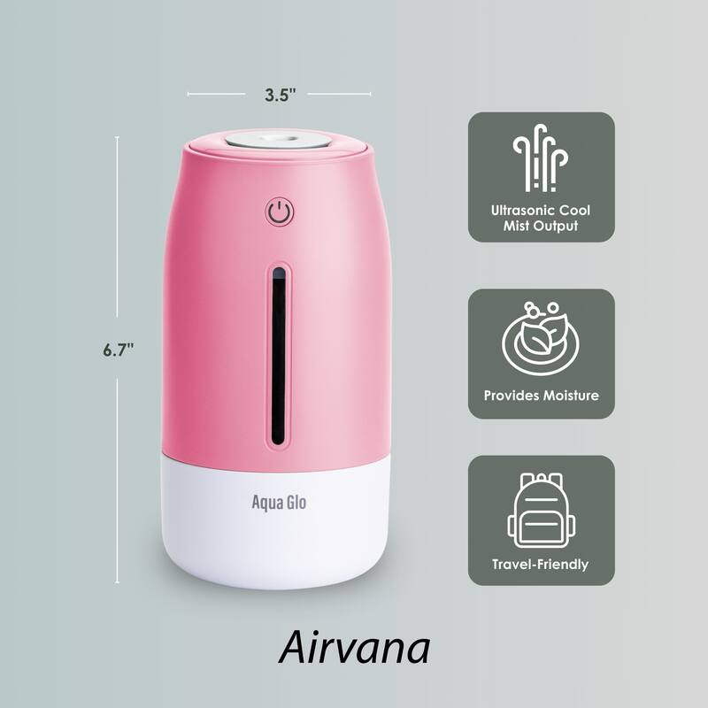 Airvana AG260HUM Aqua Glo Portable Ultrasonic Cool Mist Humidifier