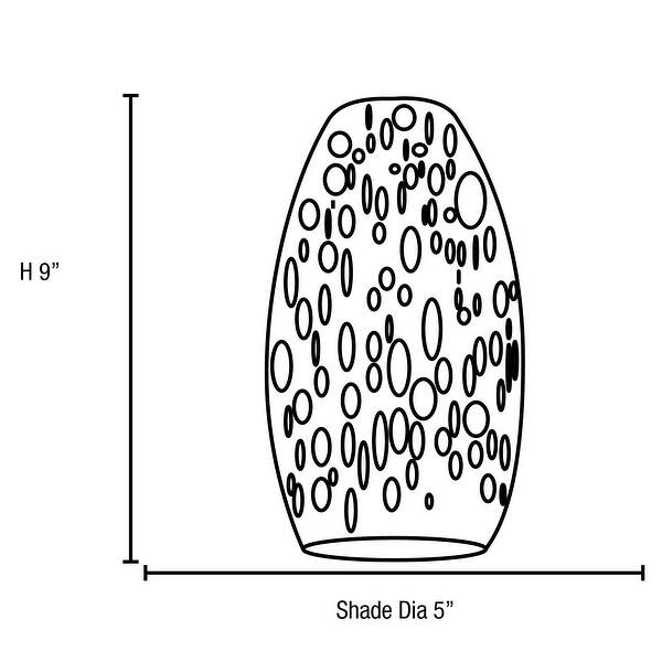 Access Lighting Champagne - Glass Pendant - 1-Light Pendant - Rod - Brown Stone Glass Shade - Replaceable LED