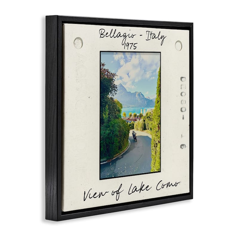 Stupell Italy Travel Vintage Photo Framed Floater Canvas Wall Art Design By Val Rhodes