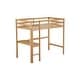 preview thumbnail 10 of 15, Twin High Loft Bed with Safety Guardrail,Built-in desk,Ladder