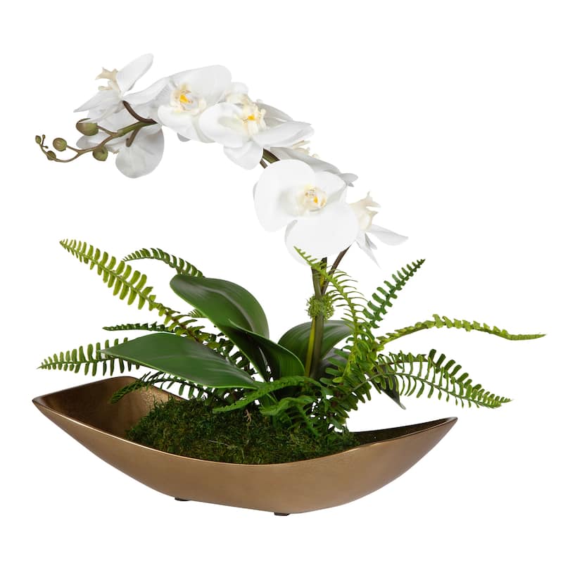 Uttermost Transcend Orchid Centerpiece - 18"W x 16"H x 16"D