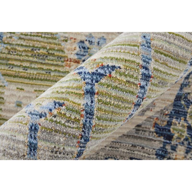 Melrose R39NZ Distressed Transitional Area Rug