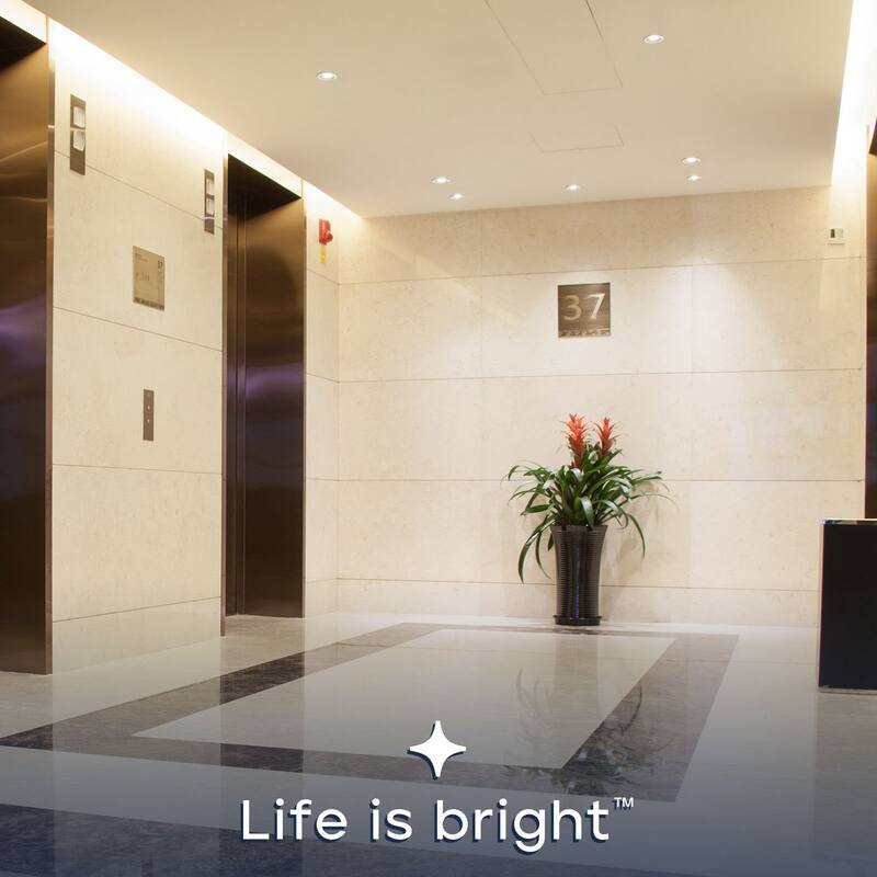 LUXRITE 4 Inch Commercial LED Recessed Light J-Box 5CCT 12/16/20W Dimmable 1200/1600/2000LM 120-277V Wet Rated IC Rated