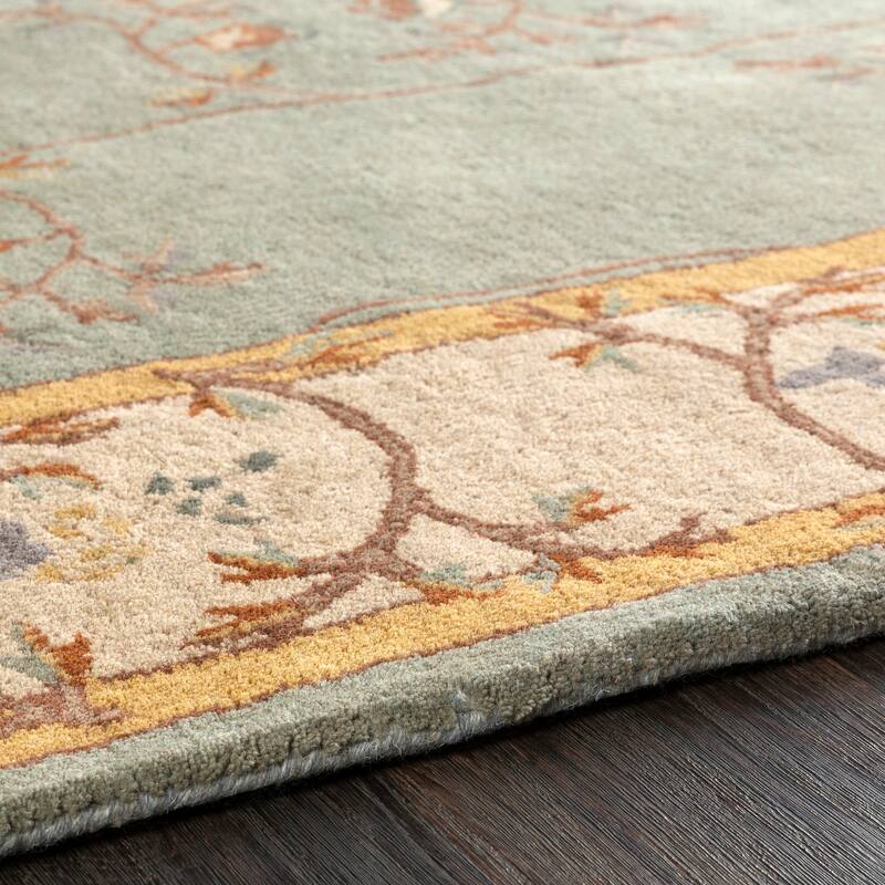 Livabliss Transitional Caesar Border Area Rug
