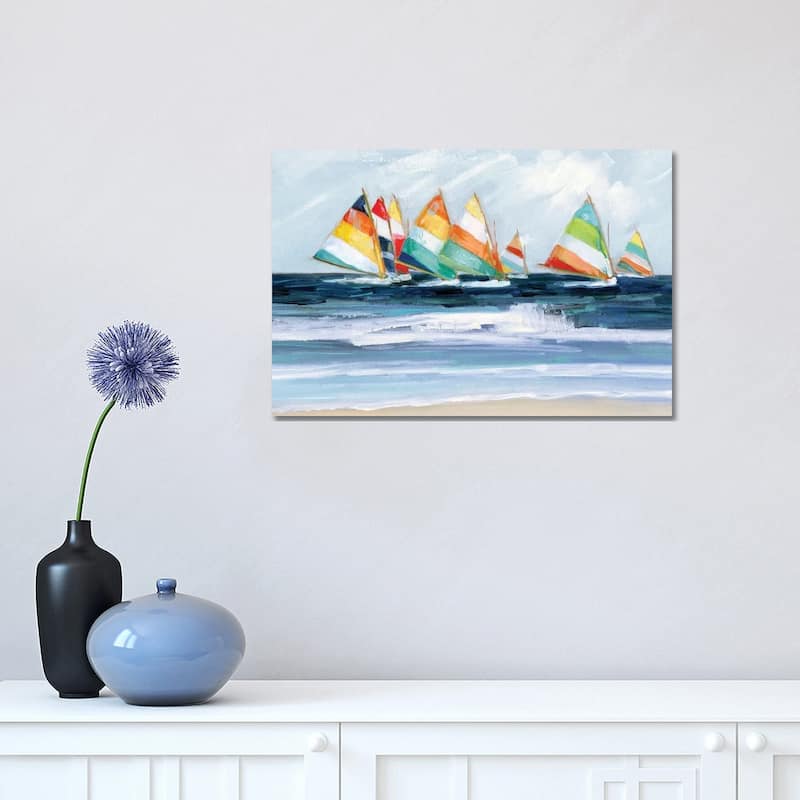 iCanvas "Summer Regatta" by Sally Swatland Canvas Print - 12x18x1.5
