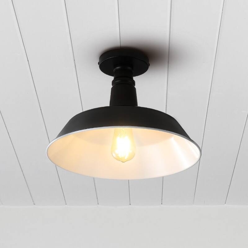 Cassidy 14" LED Semi-Flush Mount, by JONATHAN Y