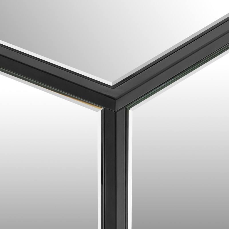 Modern Rectangular Mirrored Coffee Table