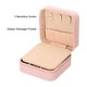 preview thumbnail 4 of 9, Travel Jewelry Case Jewelry Organizer Box with Mirror Square Style 1