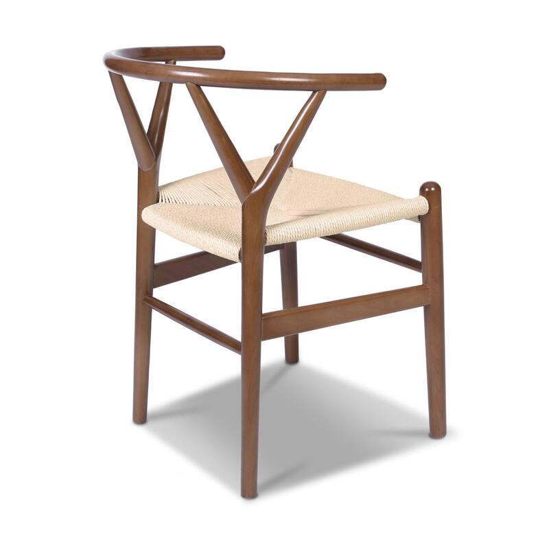 Edgemod Olsen Handwoven Cord Weave Dining Chair (set of 2)