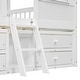 preview thumbnail 7 of 12, House Loft Bed with Roof,4 Storage Drawers and Windows