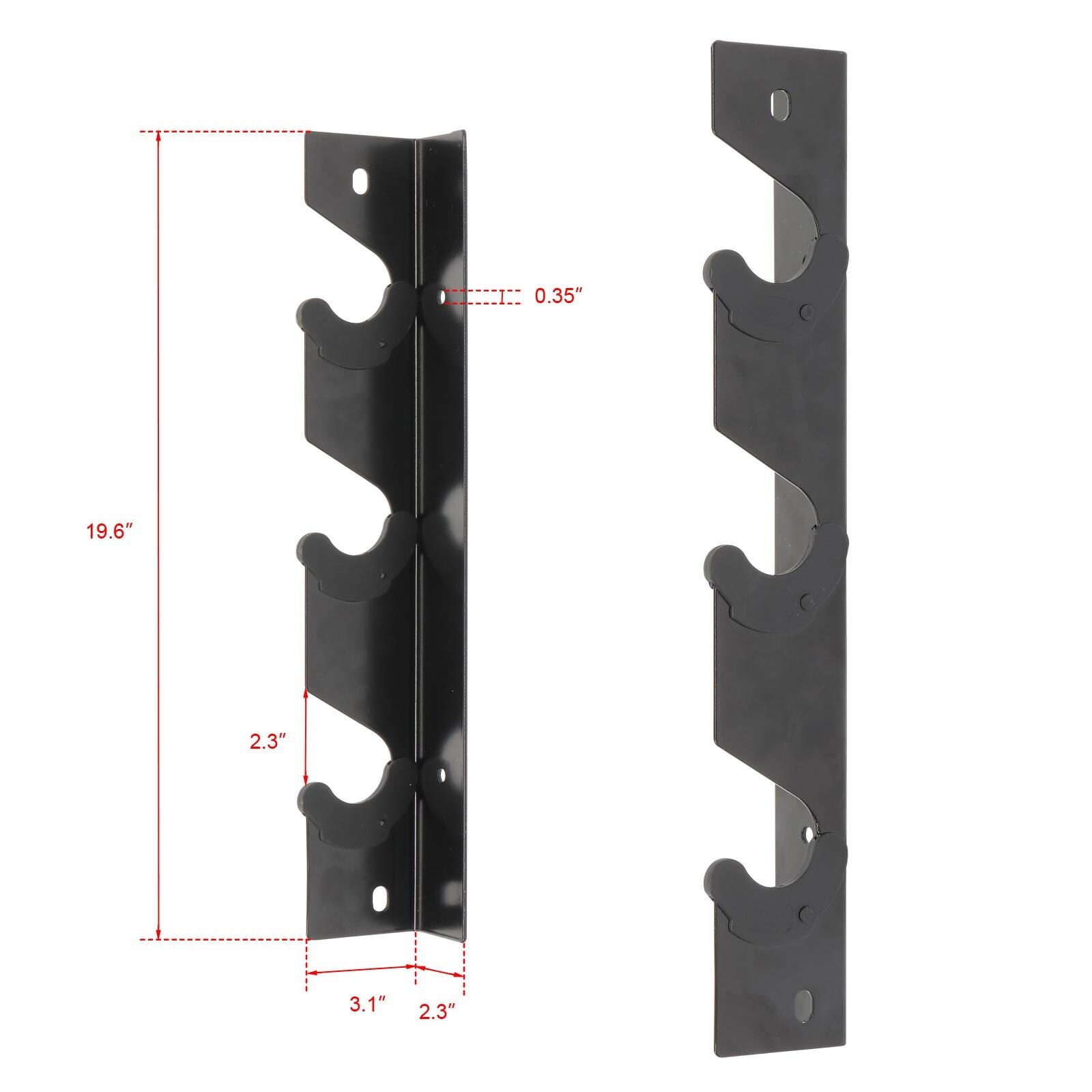 Olympic Barbell Rack Holder, Weight Bar Storage Wall Mount ...