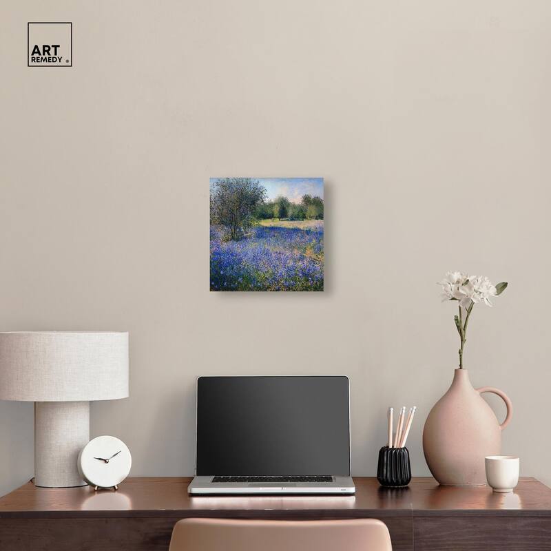 Bluebonnet Meadow I Canvas by Art Remedy, Gallery Wrapped