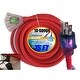 10/3 Heavy Duty extension cord 75 ft 10 gauge extension cords Rated up ...