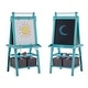 preview thumbnail 10 of 61, Deluxe Learn 'N Play Art Center Turquoise