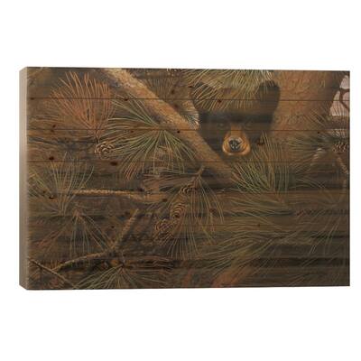 High And Lonesome Print On Wood by Derk Hansen - Multi-Color