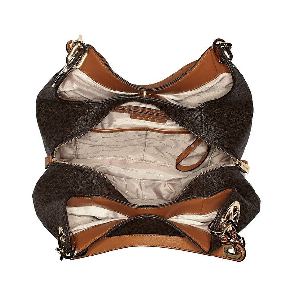 mk fulton large logo shoulder bag