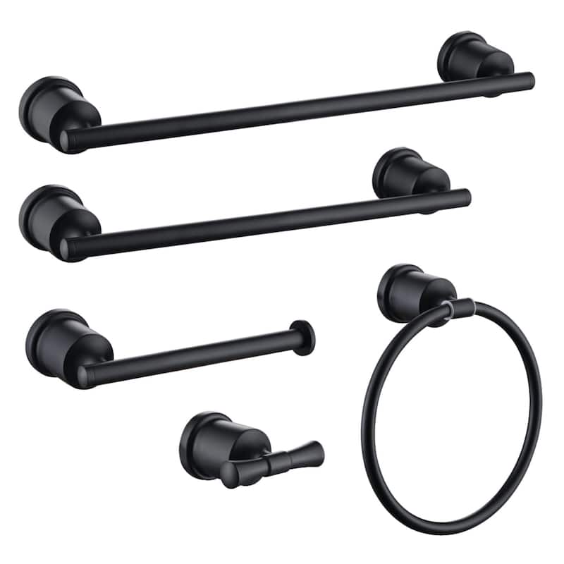 Kingston Brass BAHK9112478 Mathsson 5 Piece Bathroom Package with 18,
