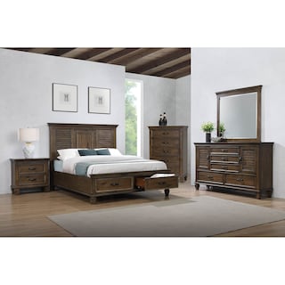 Franco 5-piece Storage Platform Bedroom Set