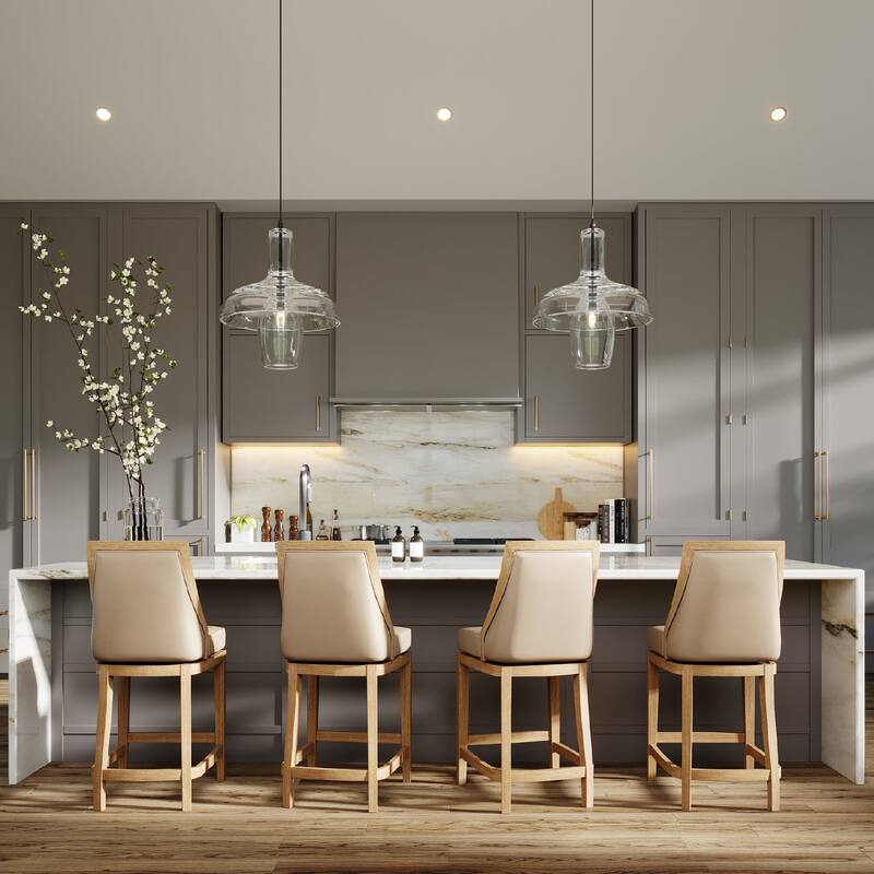 Maven Lane Vienna Swivel Kitchen Stool