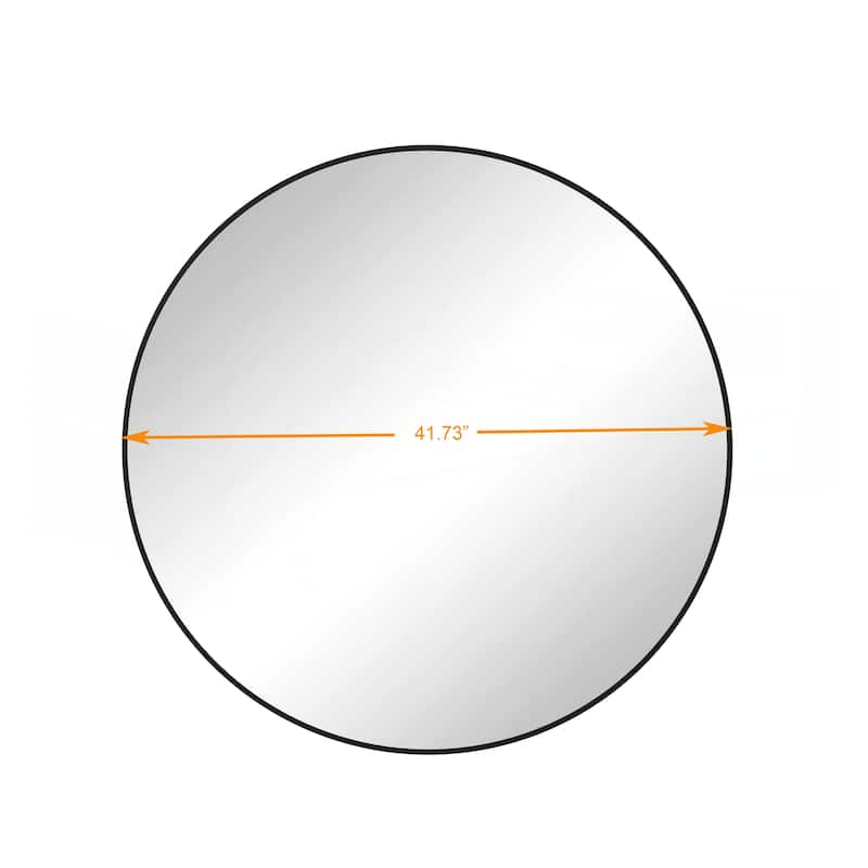 Wall Mirror Black Circular Mirror