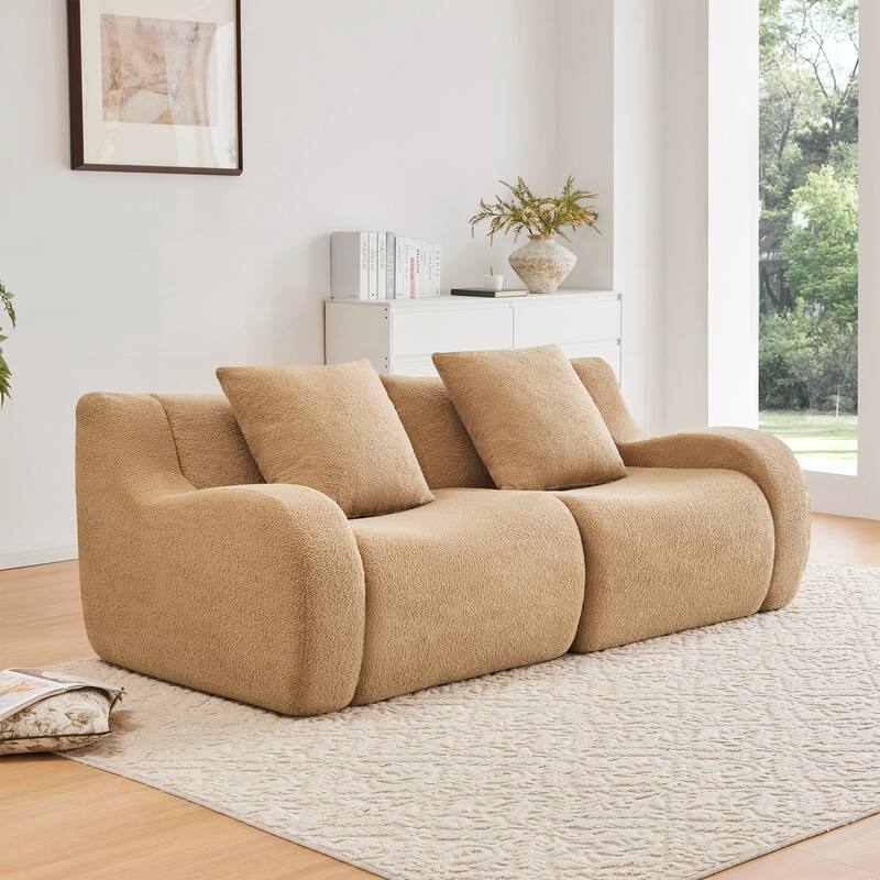 Boneless Sofa,No Assembly Required Streamlined Design