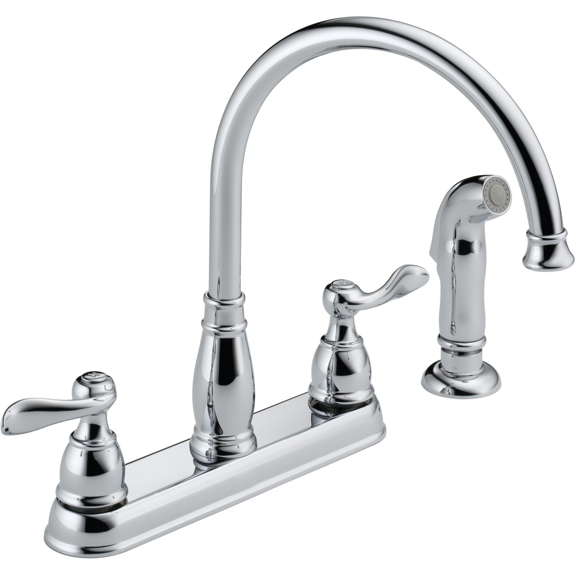 Delta 21996lf Windemere Kitchen Faucet With Side Spray Delta 21996lf Windemere Kitchen Faucet