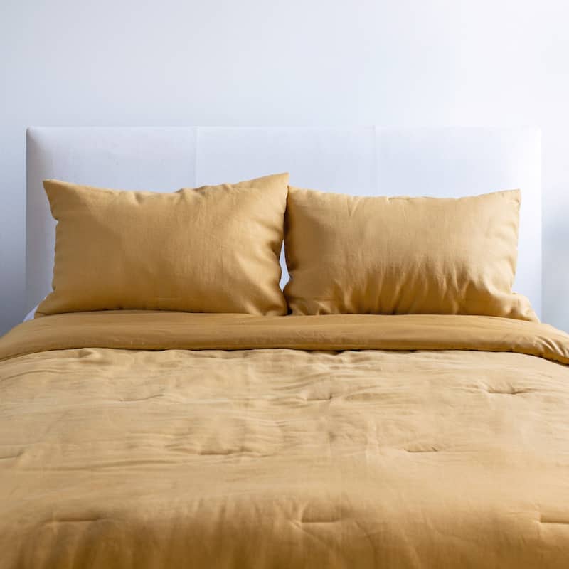 French Linen Comforter & Sham Set by BOKSER HOME