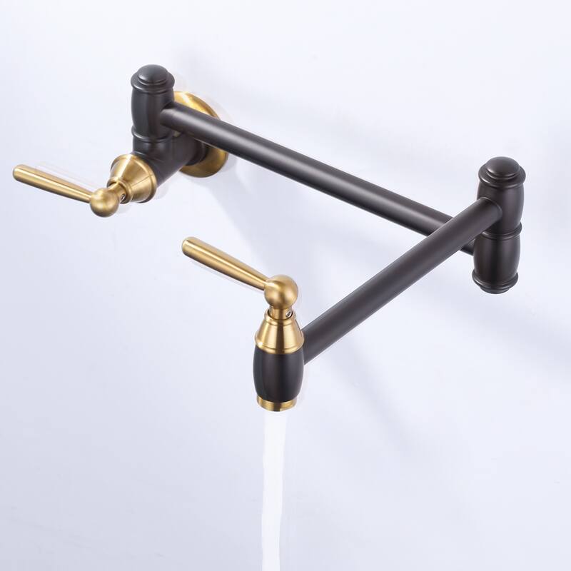 WOWOW Vintage Pot Filler Folding Kitchen Faucet