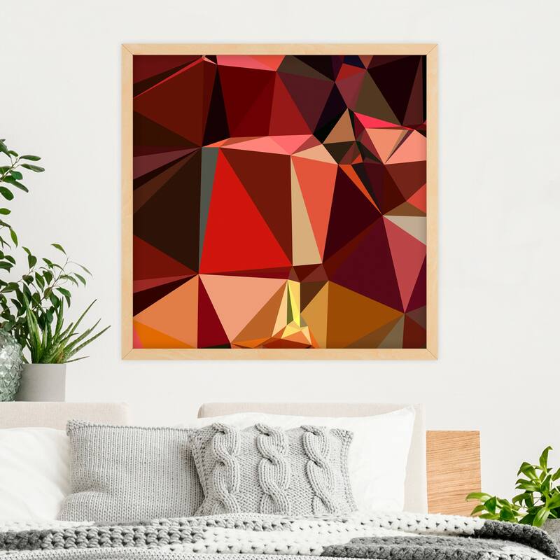 Nature Creative - Polygons 8 - Framed Wall Art