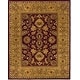 preview thumbnail 74 of 81, SAFAVIEH Handmade Classic Treva Traditional Oriental Wool Rug 8'3" x 11' - Burgundy/Gold - Rectangle