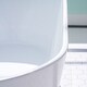 preview thumbnail 5 of 28, Freestanding Acrylic Soaking Bathtub With Chrome Drain And Overflow Holes