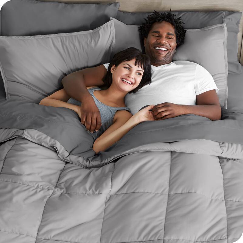 Bare Home Bed-in-a-Bag Down Alternative Comforter & Sheet Set