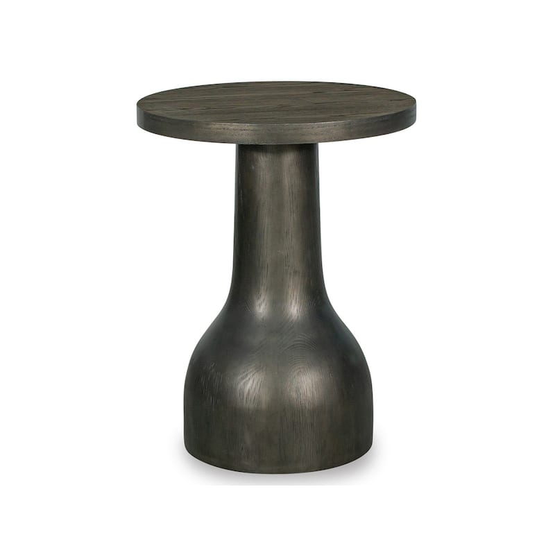 Magnussen Home Bosley Coffee Bean Round Accent Table - 20''W x 20''D x 26''H - 20''W x 20''D x 26''H