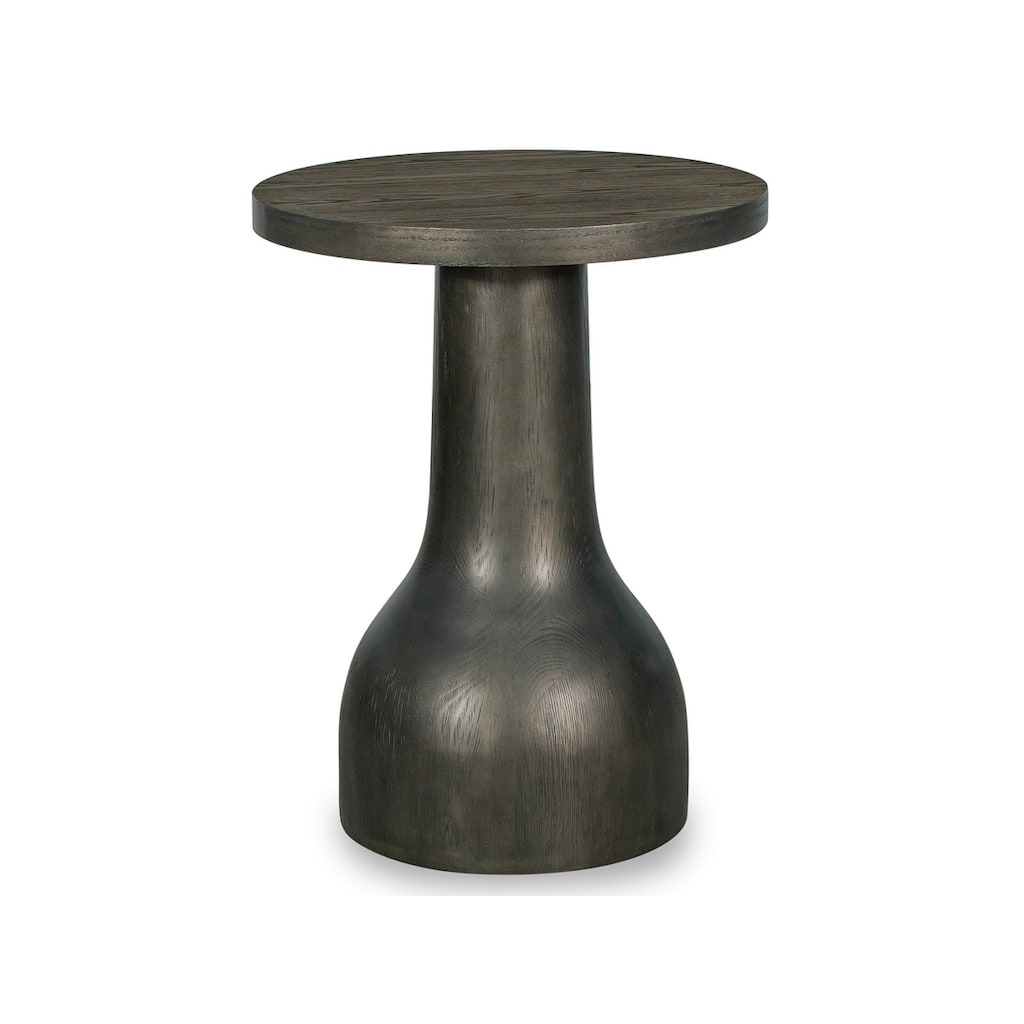 Magnussen Home Bosley Coffee Bean Round Accent Table - 20''W x 20''D x 26''H