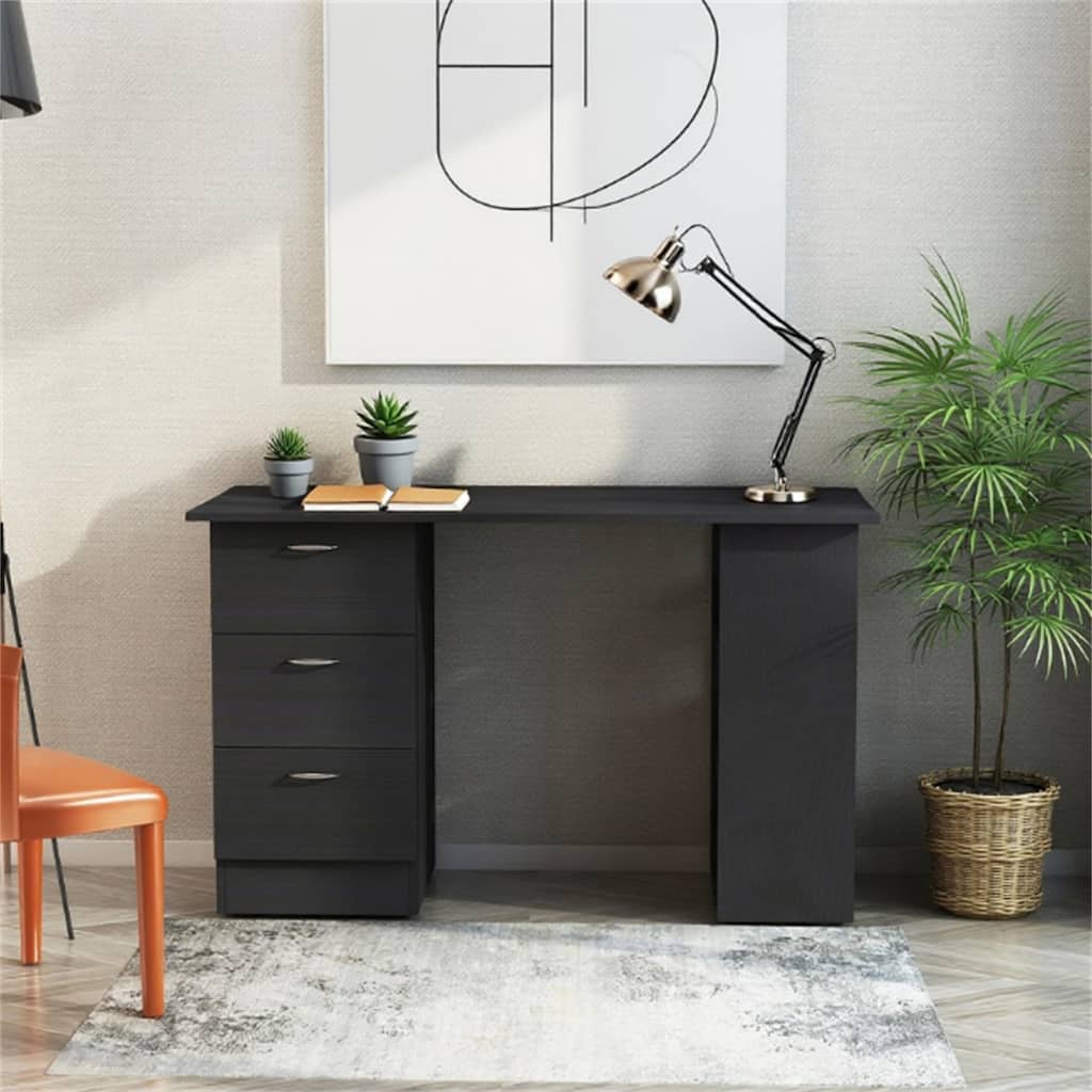 Modern Home Office Computer Desk Bookcase Combo Writing Table Workstatio